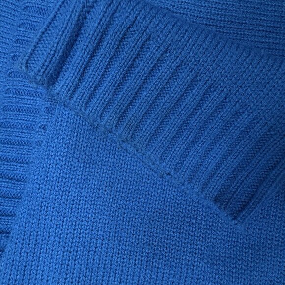 Nirvana Kurt Cobain Grunge Smiley Face Heart Eyes Sweater Blue Men’s S Unisex - Picture 8 of 13